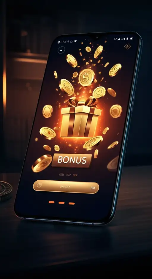 Übersicht des exklusiven Bonusbereichs und der Promotionen im Golden Panda Casino mit goldenen Glückselementen